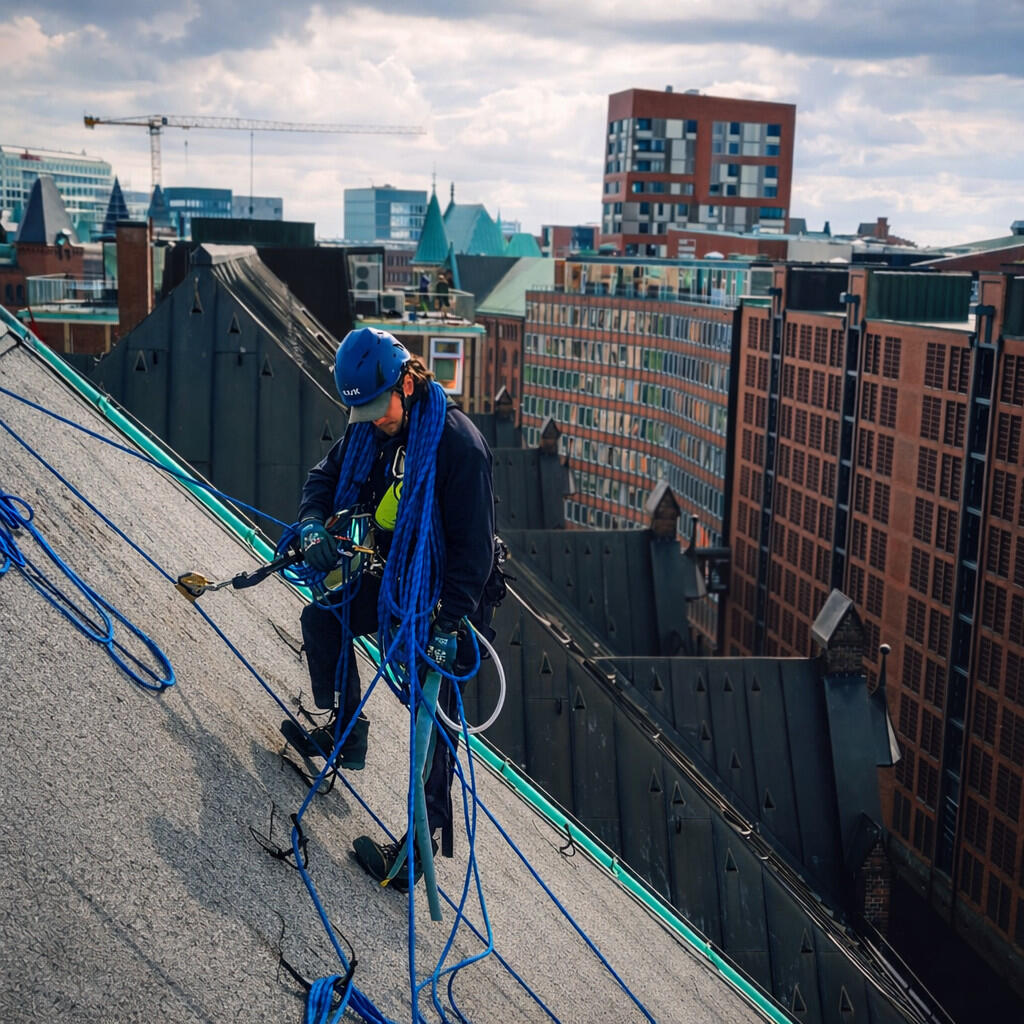 Industrieklettern und Höhenarbeiten